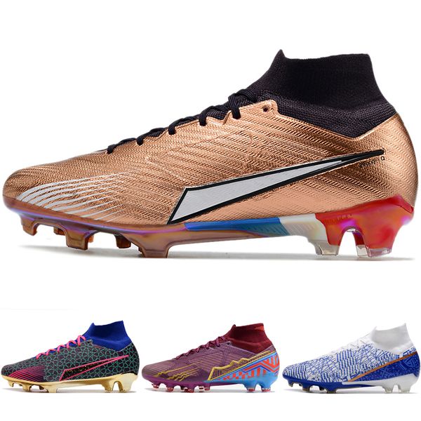 

superfly cr7 megc mens soccer shoe dream speed mercurial 15 elite fg football boots sancho boys grass game sports cleats shoes