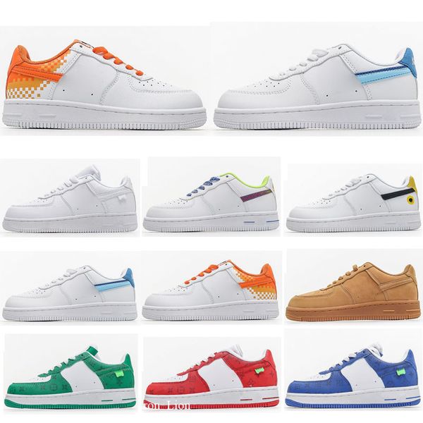 

basketball shoes 1 utility black white shadow aurora barely green spruce aura a nice day sports sneakers trainers 28-35