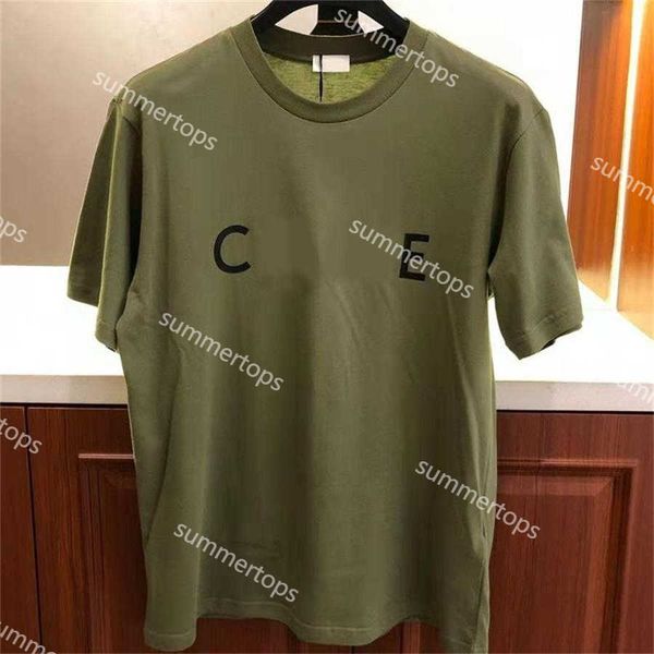 

designer tshirt designer tshirts cotton loose t-shirt printed letters logo casual streetwear men's women's tee t1407, White;black