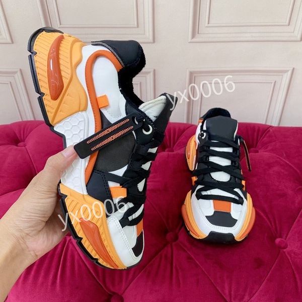 

new women brand designer sneakers men shoes print check trainer platform trainers striped sneaker vintage suede shoe, Black