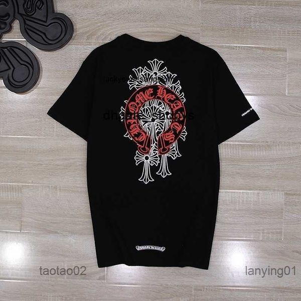 

t-shirts chrome//heart street chaokro classic phantom cross ch short sleev95zt, White;black