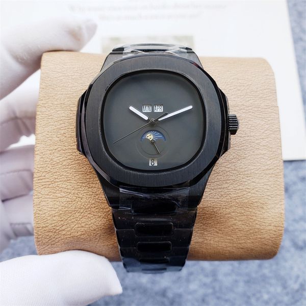 

mens watch 40mm master automatic mechanical sapphire classic fashion stainless steel waterproof luxe wristwatch ph01, Slivery;golden
