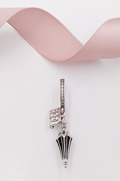 

andy jewel 925 sterling silver beads dsn mary poppins umbrella pendant charm charms fits european pandora style jewelry bracelets 8492532, Black