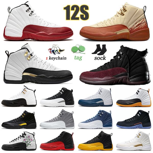 

jumpman 12 basketball shoes cherry 12s men 40-47 sneakers outdoor sports royalty black burgundy crush eastside golf black taxi stealth emoji