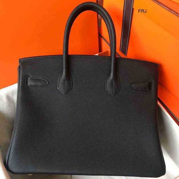 

designer bags birkin handbags herms platinum bag shoulder handbag purse layer cowhide largecapacity fashion hardware steel pendant have