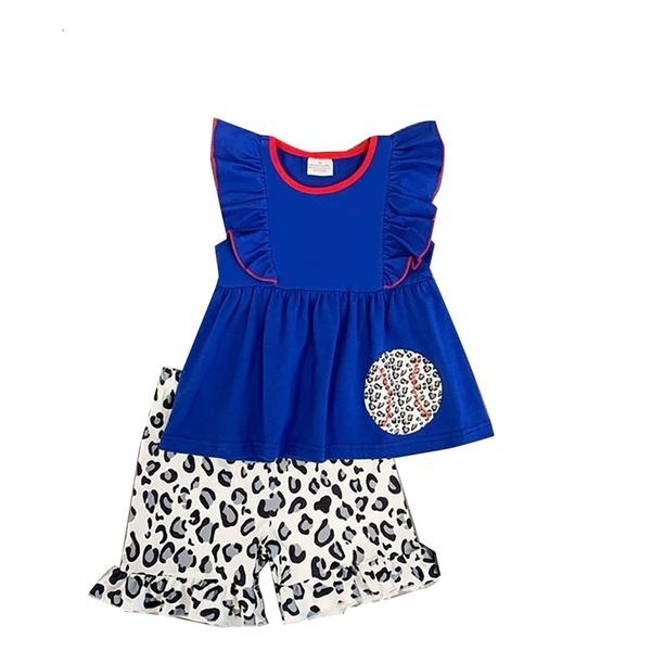 

clothing sets wholesale kids wednesday outfits cartoon girls pearl sleeve ruffles shorts 230310, White