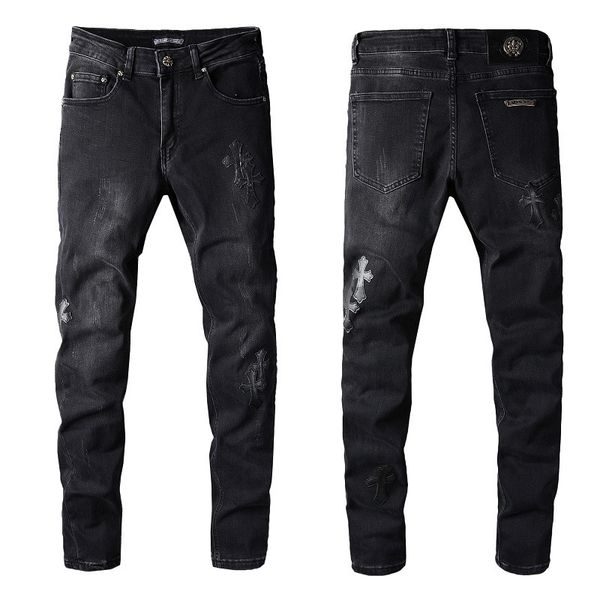 

2023 new arrivals mens luxury designer denim jeans holes trousers jean amiris amirs coolguy biker pants man clothing #730, Blue