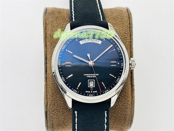 

g8 watch size 40mmx11mm full function cal45 movement week calendar display sapphire glass mirror 316l fine steel cnc process case designer w, Slivery;golden