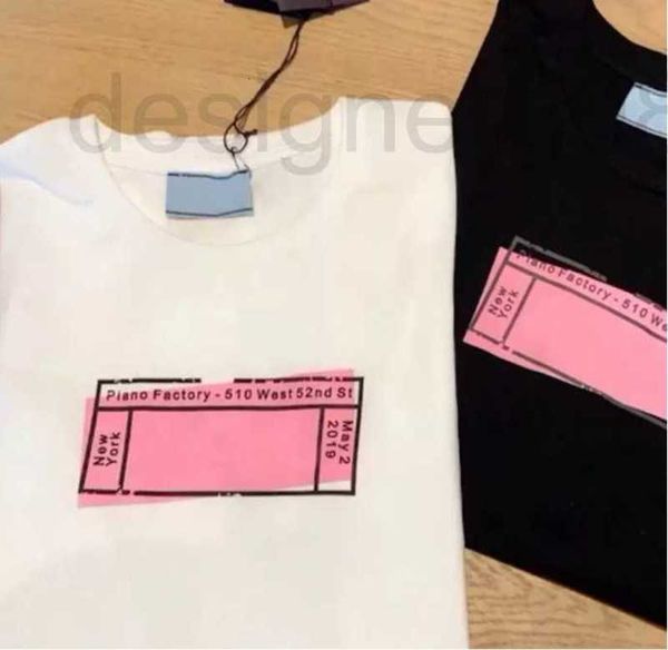 

women's t-shirt designer designers women t shirt letters design print loose casual apparel pullover tees lovers clothing plus size s-5, White