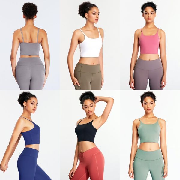 

energy sports bra crop yoga lu womens designer t shirts gym vest workout bra women cloths tanks size s-xxl, White