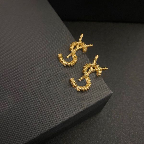 

metal designer earring girlfriend gorgeous special studs fools day ohrringe wedding letters activity lady iced out rhinestone studs earrings, Golden;silver