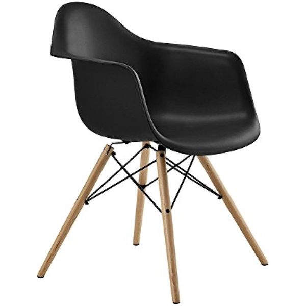 

c013701 mid century modern chair with molded arms and wood legs black kelty camp chair
