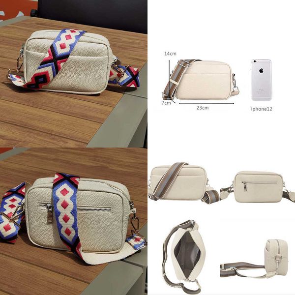 

wide strap women bags shoulder crossbody solid classic ladies handbags luxury square women crossbody bags sling bags for femele 230308