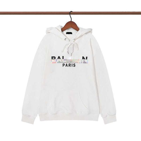 

luxury brand designer hoodie sweater men women loose sweatshirt cotton pullover coat hooded hoodies oversize hoody, Black
