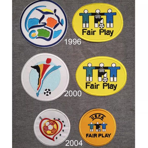 

souvenirs collectable european 1996 200 2004 euro patch 2008 2012 2024 football badge heat transfer stamping soccer badges