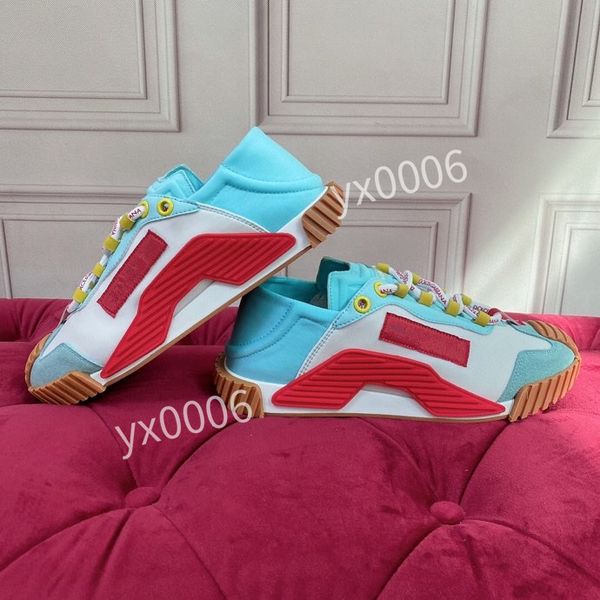 

2023new women suede leather trainers fashion stylist shoes leisure shoe platform lace-up print sneaker ship within, Black