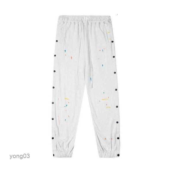 

men's pants galleries dept designer sweatpants sports correct hand-painted ink splashing graffiti loose high street breasted casualoxp1, Black