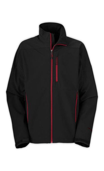 

north men039s apex bionic softshell jackets outdoor windproof waterproof winter warm face fleece coats male standup collar wom2627860, Black;brown