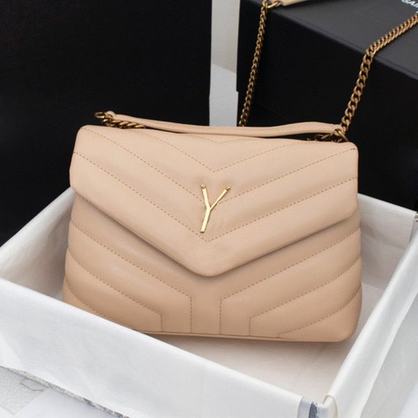 

loulou designer bag quality bag fashion luxury bags real leather messenger bag chain shoulder crossbody classic flap women purse casual mini