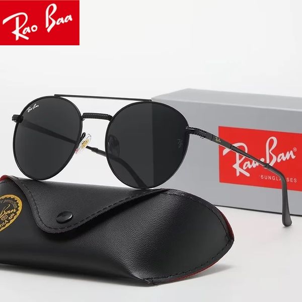 

men rao baa sunglasses classic brand retro women sunglasses luxury designer eyewear ray bans metal frame designers sun glasses woman with bo, White;black