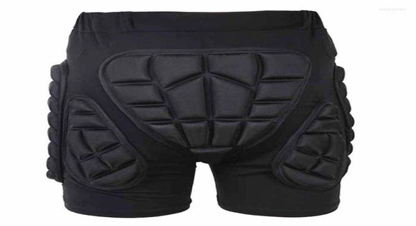 

men outdoor snowboarding pants skiing sports armor pads hips legs protective shorts ride skateboarding equipment padded1496176
