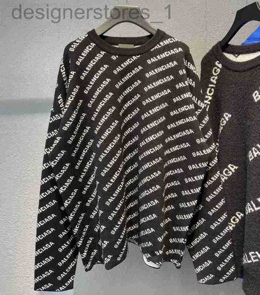 

designer men's plus size sweaters in autumn / winter 2023acquard knitting machine e custom jnlarged detail crew neck cotton rde45e5r j1