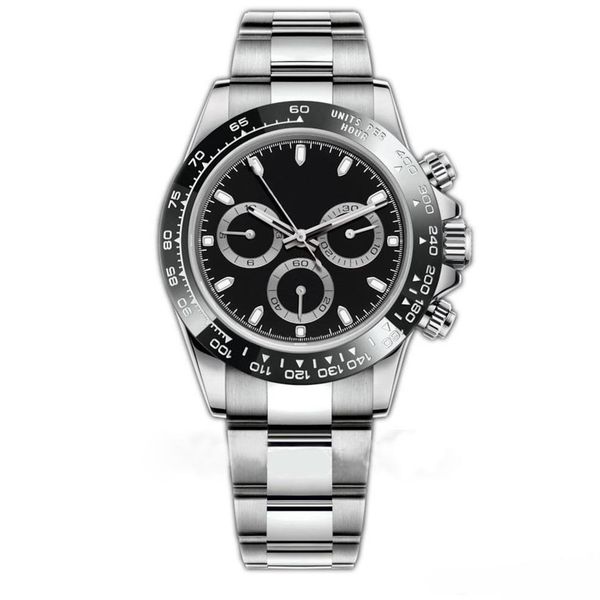 

20 style luxury mens watch 116500ln designer watch montre de luxe automatic wristwatches ceramic bezel 316l steel adustable foldin208x, Slivery;brown