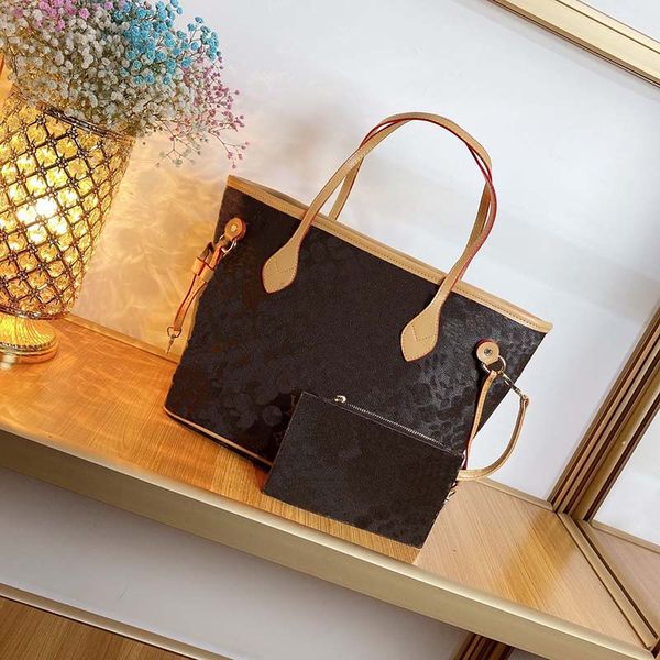 

brand designer bag women's bag 2pcs set 2023 fashionable new tote bag large capacity handbag single shoulder messenger bag wallet