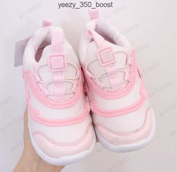 

kid shoe athletic outdoor slip-ons design easy to slip on and off children sneaker stitching leather letter soft sole girls sports shoes w2q, Black