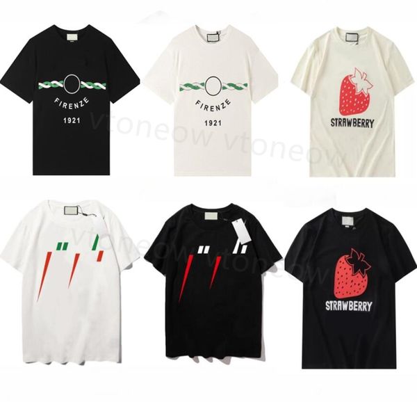 

23ss design tshirts for mens women tee shirts fashion letters print t-shirt summer short sleeved tees men designer clothes s-2xl white t-sh, White;black