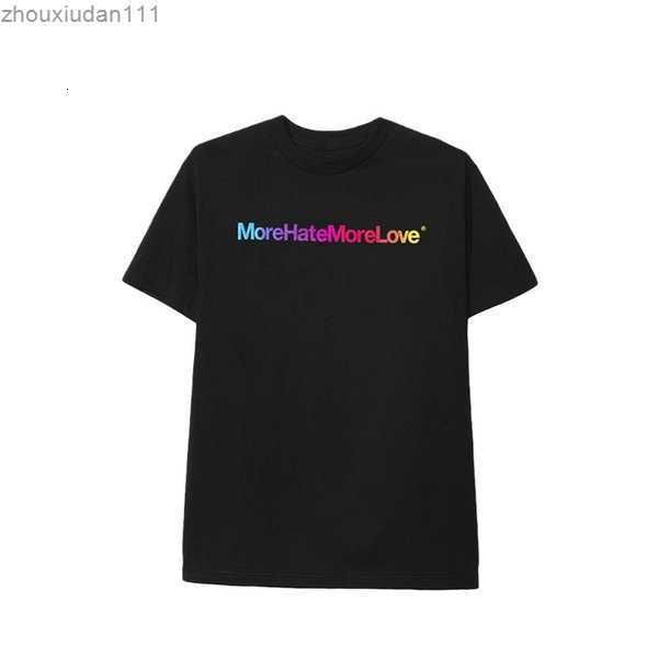 

commemorative t shirts love hate color letter printing men and women cotton short-sleeved t-shirteicgeicg, White;black