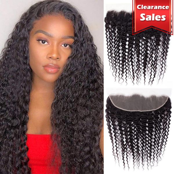 

clearance 13x4 lace frontal straight human hair ear to ear lace frontal closure part melt with baby hair closures 100% brazilian virgin hair, Black;brown