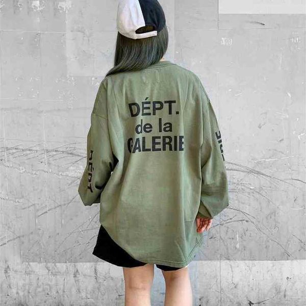 

gallerydept designer shirt basic letter fashion gary shirts print oversized version hip hop high street long sleeve, White;black