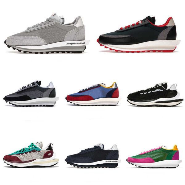 

2023 sacais vaporwaffle running shoes men women ldv waffle black white sail gum sesame tour yellow pine green mens trainers outdoor sneakers