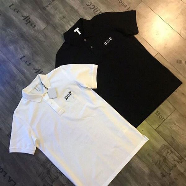 

men t-shirts t shirt polos 23ss stylist letter print crew neck casual summer breathable mens womens t shirts s olid color tees, White;black