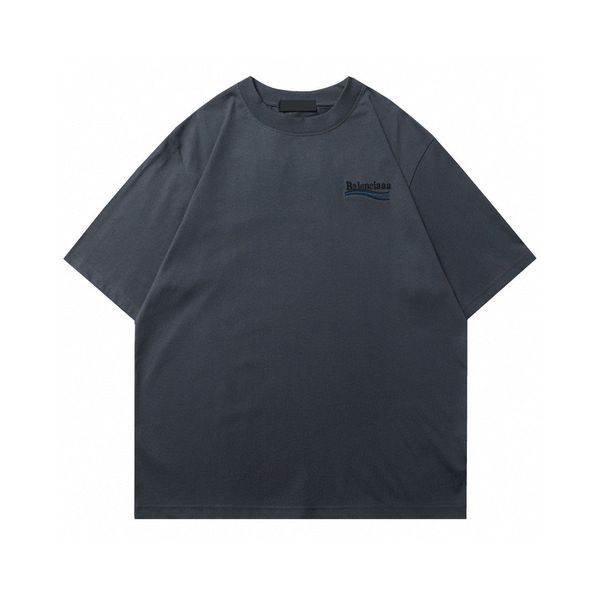

men's plus tees & polos round neck embroidered and printed polar style summer wear with street pure cotton 21sq, Black;brown