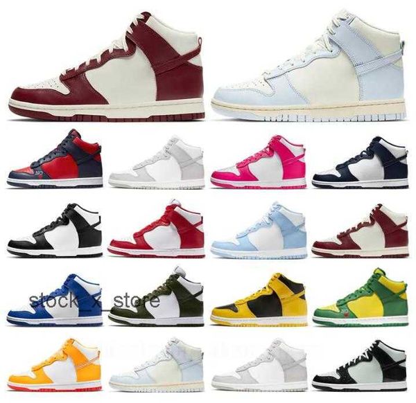

dunks high mens women og running shoes designer sb team red university blue sup by any means vast grey game royal varsity purple sports, Black