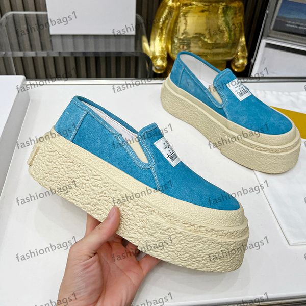 

couple platform casual shoes round head solid color leather platform shoes outdoor street student shoes rubber non-slip sole skateboard shoe, Black