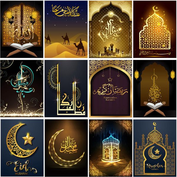 

2023 new living room diy diamond painting religious symbols rubik's cube round full diamond foreign trade funds can be customized