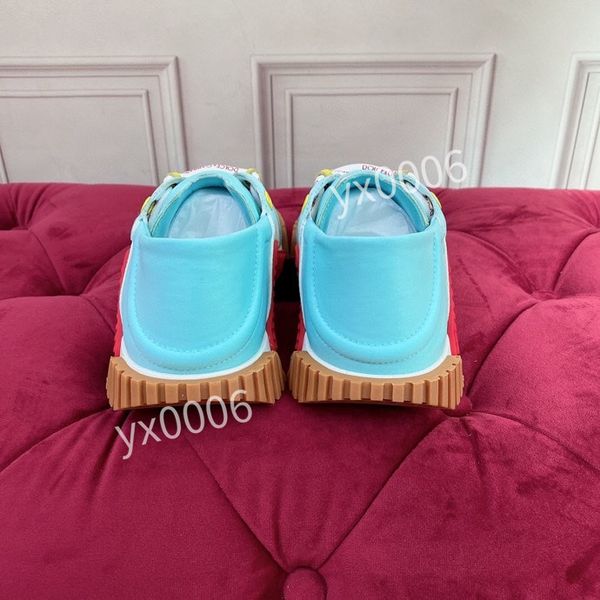 

2023women suede leather trainers fashion stylist shoes leisure shoe platform lace-up print sneaker ship within, Black