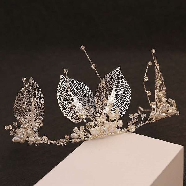 

stingy brim hats bridal headdress decoration ornaments handmade leaf accessories 230314, Blue;gray