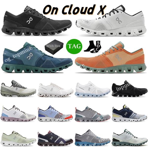 

designer on cloud x running shoes cloudmonster lumos black white eclipse turmeric frost surf violet storm blue aloe alloy grey low men women