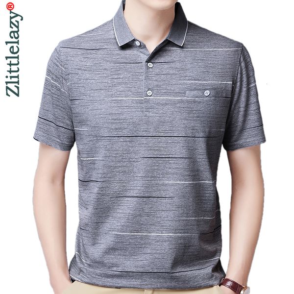 

men's polos pocket short sleeve polo tee shirt men casual striped men's clothing polos shirts mens fashion slim fit poloshirt 309, White;black