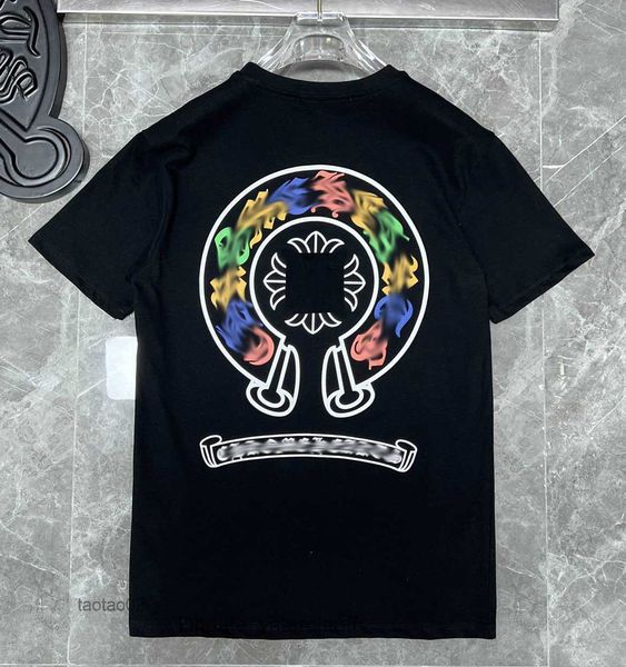 

fashion mens classic t shirts brand t-shirts ch white short casual embossed letter sanskrit cross pattern designersg6znrqvz, White;black