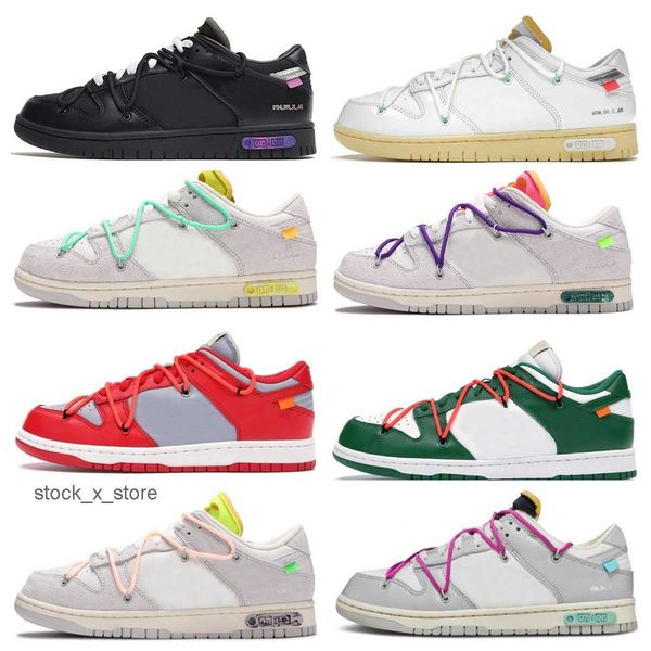 

designers dunksb casual shoes sbdunk dear summer mens women lot no.01-50 collection red pine orange green sb dunks low grey white ow the 50, Black
