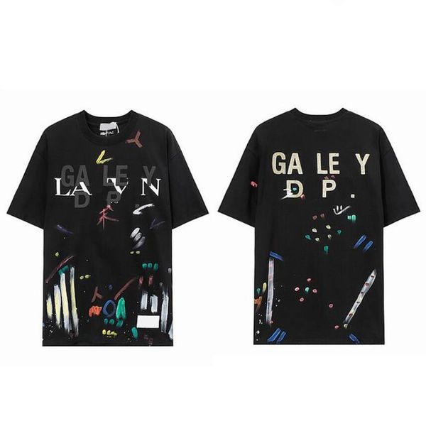 

2023 galleryse t shirts depts mens polos women designer tshirts galleryes cottons man s casual shirt clothing clothes tees 19 j6fg, White;black