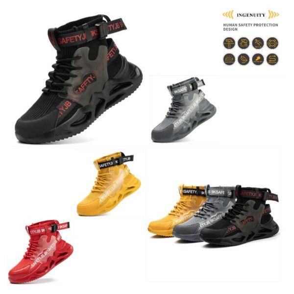 

new men motorcycle boots military boots men winter ankle lightweight shoes men pu leather waterproof lace up spring casual non slip men safe