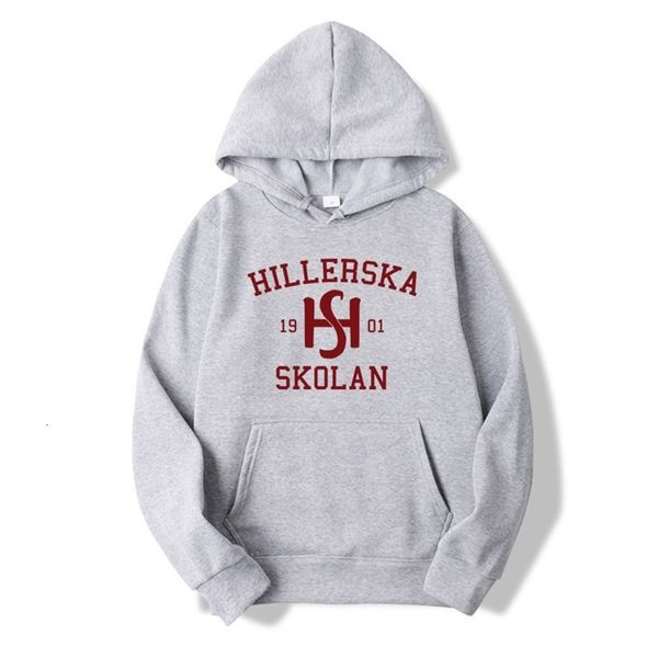 

womens hoodies sweatshirts young hillerska skolan hoodie hooded sweatshirt graphic long sleeve pullover tv show casual sportswear 230314, Black