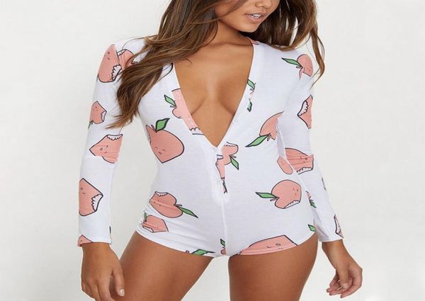 

leopard onesies pajamas women nightwear adults long sleeve short pizama damska lingerie plus size sleepwear summer pyjamas8032563, White;black