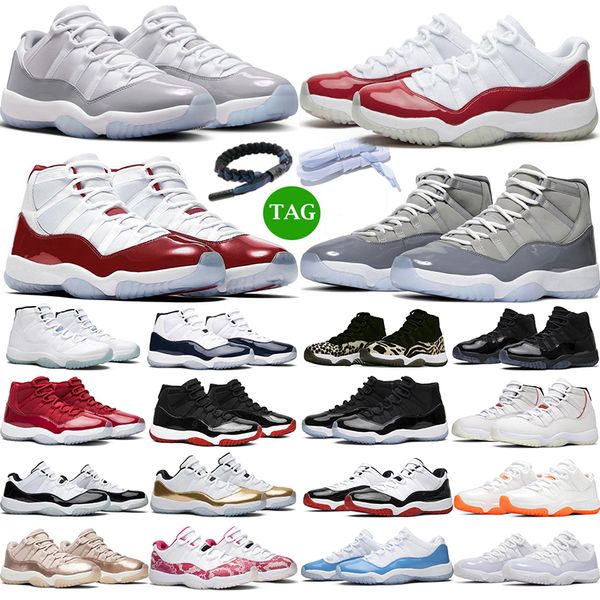 

og 11 11s basketball shoes cement grey cherry men bright citrus high cool grey gamma blue concord win like sport midnight navy velvet sneake